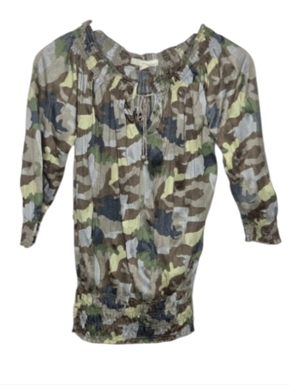 Derek Heart Camouflage Top